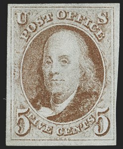 Sale 1206, Lot 59, 1847 Issue (Scott 1-2)