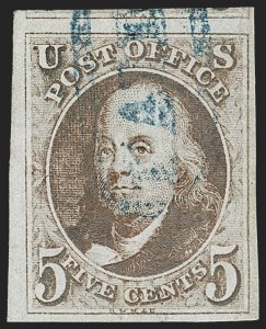 Sale 1206, Lot 61, 1847 Issue (Scott 1-2)