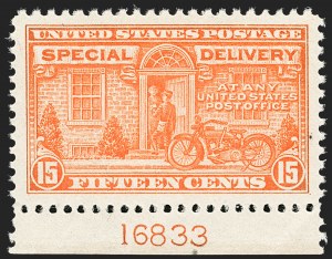 Sale 1206, Lot 697, Special Delivery, Registration