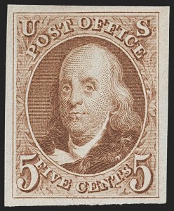 Sale 1206, Lot 76, 1875 Reproduction of 1847 Issue (Scott 3-4)