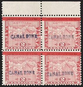 Sale 1206, Lot 885, Canal Zone thru Guam