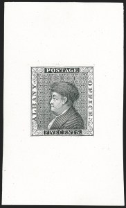 Sale 1209, Lot 1001, Essays, Proofs and Specimens: 1845 thru 1869 Issues