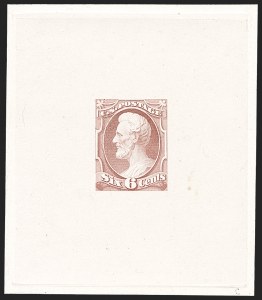 Sale 1209, Lot 1036, Essays, Proofs and Specimens: 1870 thru later Issues