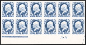 Sale 1209, Lot 1044, Essays, Proofs and Specimens: 1870 thru later Issues