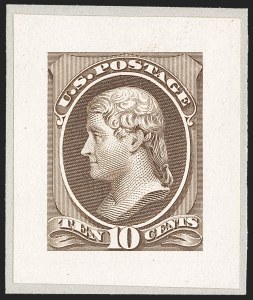 Sale 1209, Lot 1052, Essays, Proofs and Specimens: 1870 thru later Issues