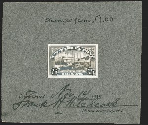 Sale 1209, Lot 1070, Essays, Proofs and Specimens: 1870 thru later Issues