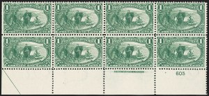 Sale 1209, Lot 1210, 1898 Trans-Mississippi Issue (Scott 285-293)