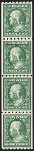Sale 1209, Lot 1257, 1908-13 Washington-Franklin Issues (Scott 331-396)