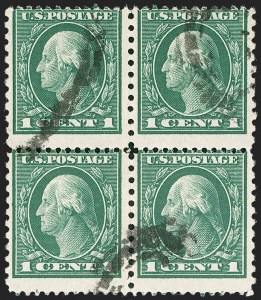 Sale 1209, Lot 1261, 1912-20 Washington-Franklin Issues (Scott 405-550)