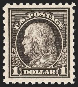 Sale 1209, Lot 1274, 1912-20 Washington-Franklin Issues (Scott 405-550)