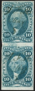 Sale 1209, Lot 1467, Revenues: First Issue Imperforate (R1a-R76a)