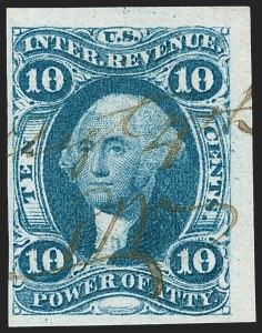 Sale 1209, Lot 1468, Revenues: First Issue Imperforate (R1a-R76a)