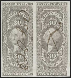 Sale 1209, Lot 1475, Revenues: First Issue Imperforate (R1a-R76a)