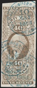 Sale 1209, Lot 1476, Revenues: First Issue Imperforate (R1a-R76a)