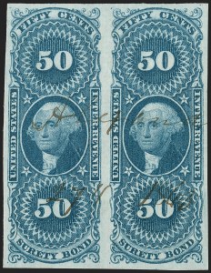 Sale 1209, Lot 1481, Revenues: First Issue Imperforate (R1a-R76a)