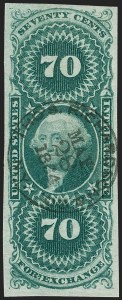 Sale 1209, Lot 1482, Revenues: First Issue Imperforate (R1a-R76a)