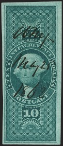 Sale 1209, Lot 1504, Revenues: First Issue Imperforate, cont. (R77a-R102a)
