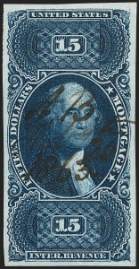 Sale 1209, Lot 1508, Revenues: First Issue Imperforate, cont. (R77a-R102a)