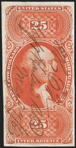Sale 1209, Lot 1511, Revenues: First Issue Imperforate, cont. (R77a-R102a)