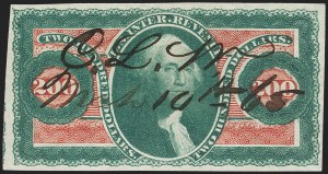 Sale 1209, Lot 1514, Revenues: First Issue Imperforate, cont. (R77a-R102a)