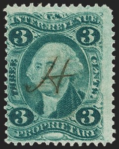 Sale 1209, Lot 1563, Revenues: First Issue Perforated