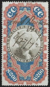 Sale Number 1209, Lot Number 1593, Revenues: Second Issue