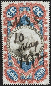 Sale 1209, Lot 1594, Revenues: Second Issue