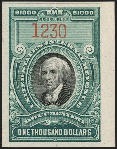 Sale 1209, Lot 1603, Revenues: Third Issue thru Documentary