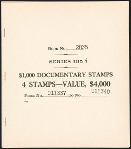 Sale 1209, Lot 1616, Revenues: Third Issue thru Documentary