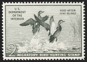 Sale Number 1209, Lot Number 1664, Revenues: Hunting Permits