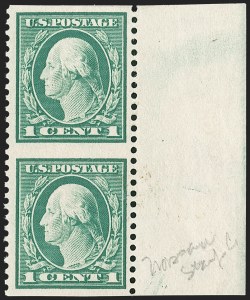 Sale 1212, Lot 156, 1917-19 Washington-Franklin Issues