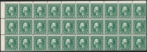 Sale 1212, Lot 158, 1917-19 Washington-Franklin Issues