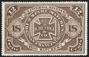 Sale 1212, Lot 409, Private Die Match Stamps: A thru G