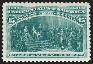 Sale 1212, Lot 41, 1893 Columbian Issue