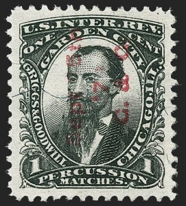 Sale 1212, Lot 434, Private Die Match Stamps: A thru G