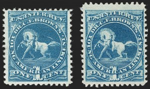 Sale 1212, Lot 464, Private Die Medicine Stamps: A thru C