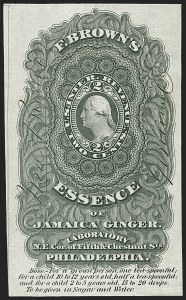 Sale 1212, Lot 466, Private Die Medicine Stamps: A thru C