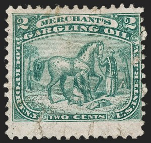 Sale 1212, Lot 532, Private Die Medicine Stamps: M thru R