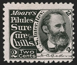 Sale 1212, Lot 536, Private Die Medicine Stamps: M thru R
