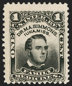 Sale 1212, Lot 553, Private Die Medicine Stamps: S thru Z