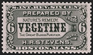 Sale 1212, Lot 555, Private Die Medicine Stamps: S thru Z