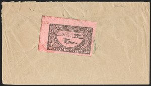 Sale 1213, Lot 518, 1920 30-Cent Black on Rose (C14), incl. Flight Covers
