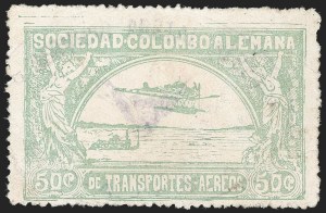 Sale 1213, Lot 530, 1920 50-Cent Pale Green (C16), incl. Flight Covers