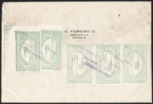 Sale 1213, Lot 536, 1920 50-Cent Pale Green (C16), incl. Flight Covers