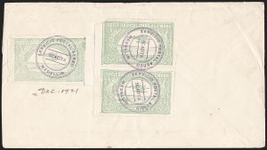 Sale 1213, Lot 537, 1920 50-Cent Pale Green (C16), incl. Flight Covers