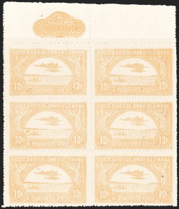 Sale 1213, Lot 542, 1921 10-Cent Yellow (C12)
