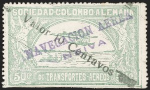Sale 1213, Lot 594, 1921-23 Provisional Surcharges (by Colomphil No.)