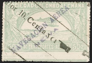 Sale 1213, Lot 595, 1921-23 Provisional Surcharges (by Colomphil No.)