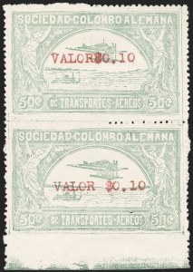 Sale 1213, Lot 606, 1921-23 Provisional Surcharges (by Colomphil No.)