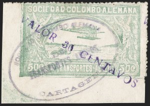 Sale 1213, Lot 640, 1921-23 Provisional Surcharges (by Colomphil No.)
